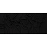 Fluid Rayon Twill - Black Herringbone Stripes - Famous Australian Designer Deadstock