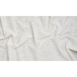Cotton and Linen Heavy Slubbed Woven - Off White - Famous Australian Designer Deadstock