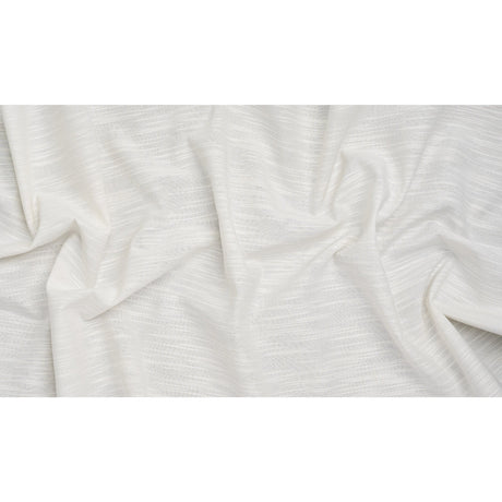 Cotton and Linen Heavy Slubbed Woven - Off White - Famous Australian Designer Deadstock