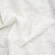 Cotton and Linen Heavy Slubbed Woven - Off White - Famous Australian Designer Deadstock