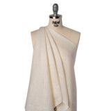 Soft Lightweight Linen Woven - Cream - Famous Australian Designer Deadstock