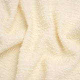 Slubby Wool Boucle - Cream - Famous Australian Designer Deadstock