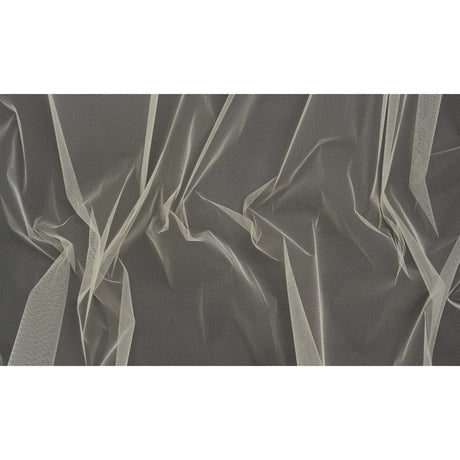 Stiff Polyester Tulle - Cream - Famous Australian Designer Deadstock