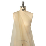 Stiff Polyester Tulle - Cream - Famous Australian Designer Deadstock