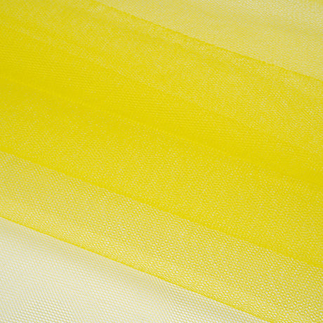 Stiff Polyester Tulle - Lemon Yellow - Famous Australian Designer Deadstock