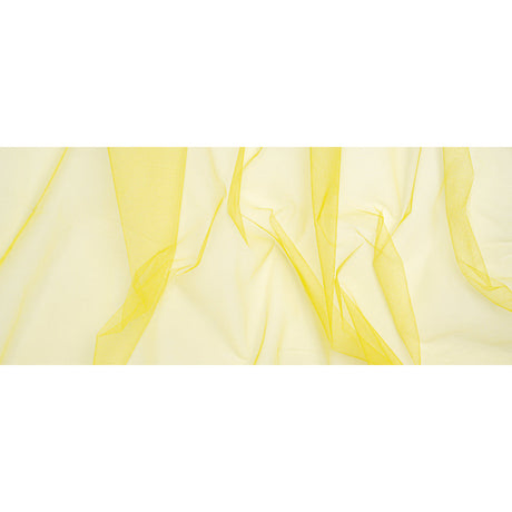 Stiff Polyester Tulle - Lemon Yellow - Famous Australian Designer Deadstock