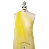 Stiff Polyester Tulle - Lemon Yellow - Famous Australian Designer Deadstock