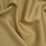 Wool and Viscose Sateen - Golden Olive - Famous Australian Designer Deadstock