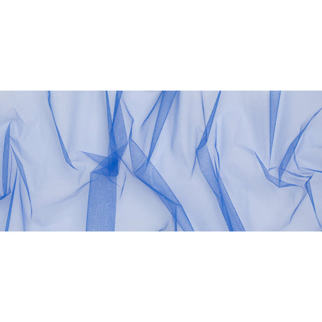Stiff Polyester Tulle - Blue - Famous Australian Designer Deadstock