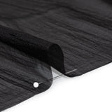 Billowy Lightweight Polyester Organza - Black - Famous Australian Designer Deadstock