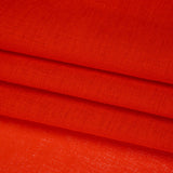 Crisp Polyester Gauze - Flame Red - Famous Australian Famous Australian Designer Deadstock