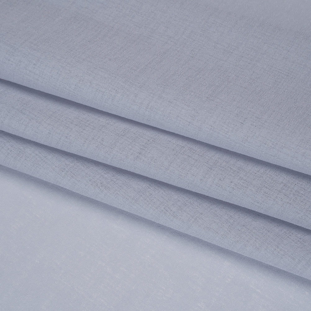 Crisp Polyester Gauze - Dusty Light Blue - Famous Australian Famous Australian Designer Deadstock