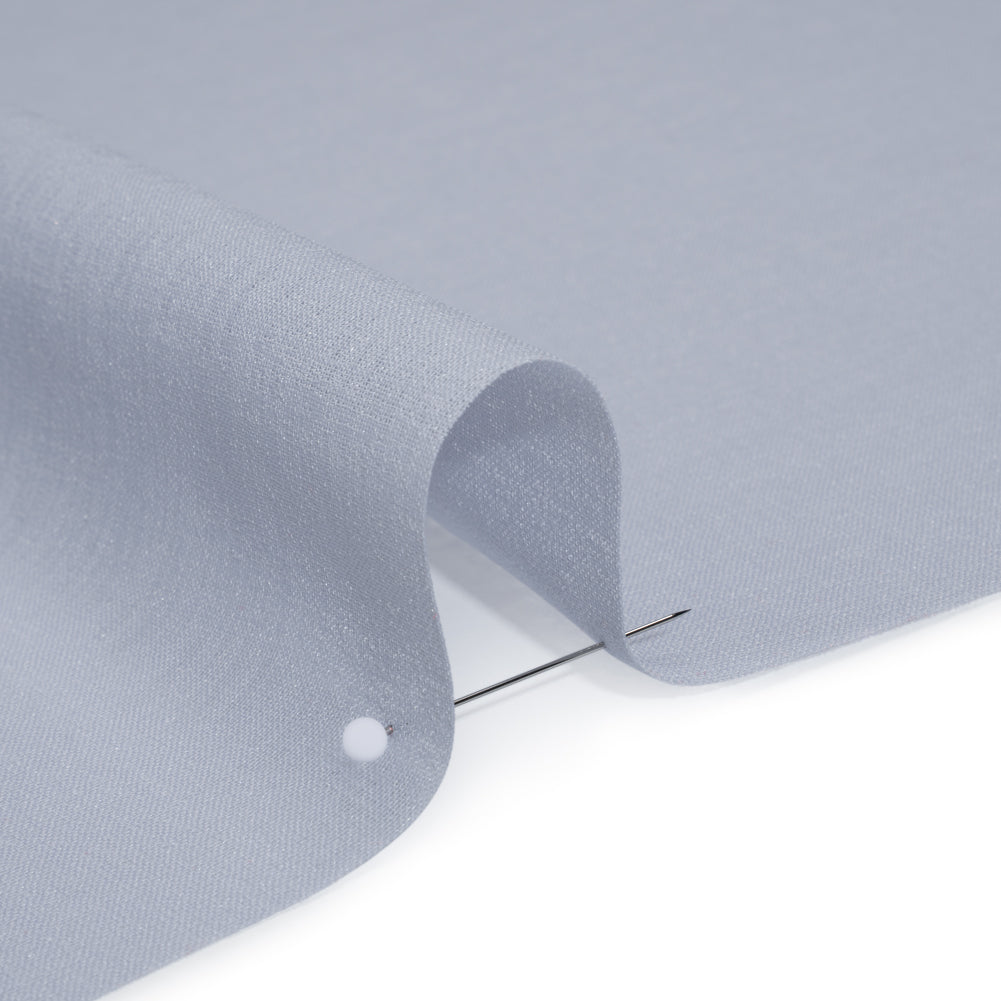 Crisp Polyester Gauze - Dusty Light Blue - Famous Australian Famous Australian Designer Deadstock