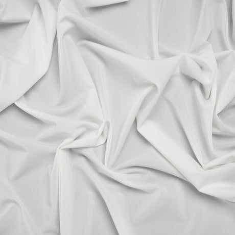Stretch Polyester Jersey - Coconut Milk - Famous Australian Designer Deadstock