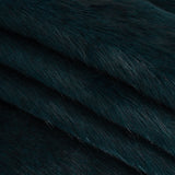Plush Medium Pile Faux Fur - Dark Teal - Famous Australian Designer Deadstock