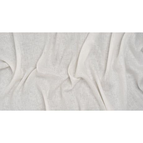 Medium Weight Linen Woven - Ivory - Famous Australian Designer Deadstock