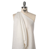 Medium Weight Linen Woven - Ivory - Famous Australian Designer Deadstock