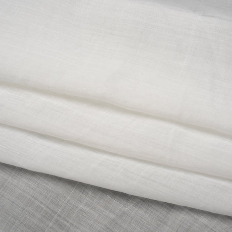 Lightweight Ramie Woven - Off White - Famous Australian Designer Deadstock