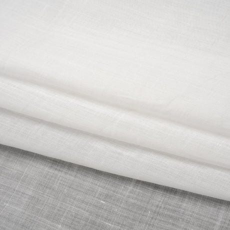 Lightweight Ramie Woven - Ivory - Famous Australian Designer Deadstock