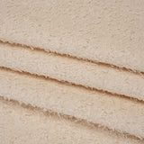 Stretch Cotton Blend Boucle - Cream Pink - Famous Australian Designer Deadstock