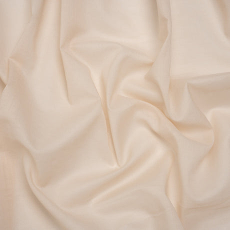 Cotton Voile Lining - Vanilla Cream - Famous Australian Designer Deadstock