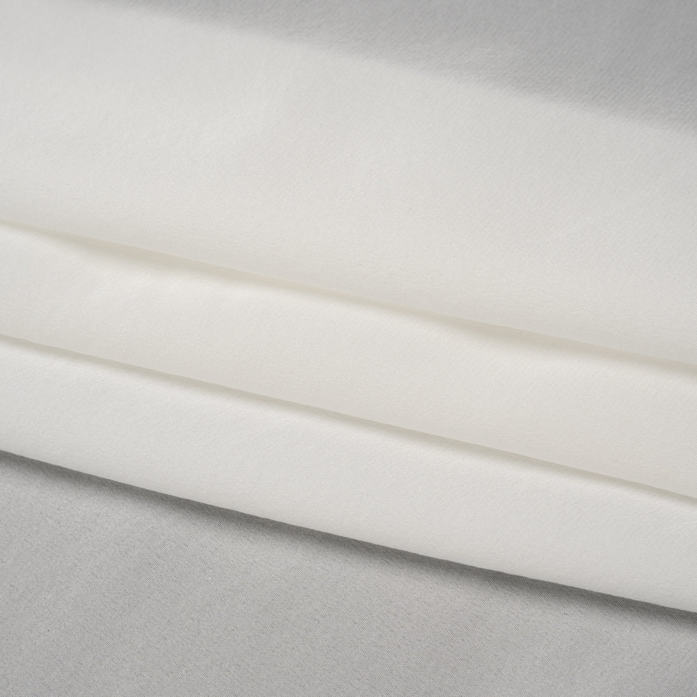 Silk Crepe de Chine - White - Famous Australian Designer Deadstock