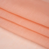 Linen and Silk Scrim - Orange Sherbet - Famous Australian Designer Deadstock
