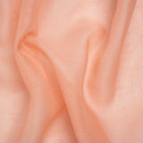 Linen and Silk Scrim - Orange Sherbet - Famous Australian Designer Deadstock