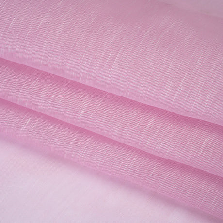 Linen and Silk Scrim - Orchid Pink - Famous Australian Designer Deadstock