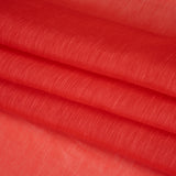 Linen and Silk Scrim - Watermelon Red - Famous Australian Designer Deadstock