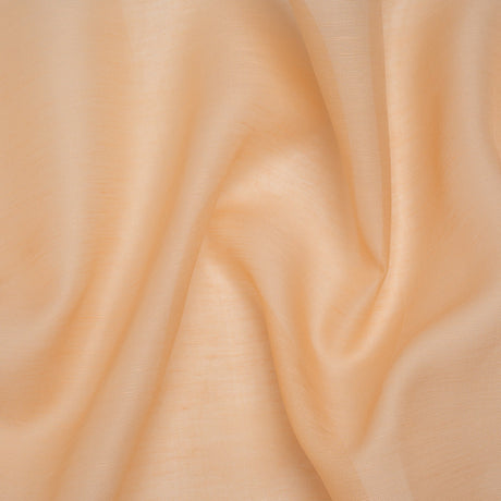 Linen and Silk Scrim - Peachy Nude - Famous Australian Designer Deadstock