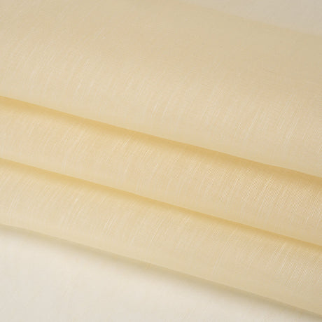Linen and Silk Scrim - Shortbread - Famous Australian Designer Deadstock