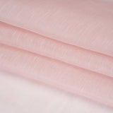 Linen and Silk Scrim - Blush Pink - Famous Australian Designer Deadstock
