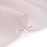 Linen and Silk Scrim - Blush Pink - Famous Australian Designer Deadstock