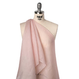 Linen and Silk Scrim - Blush Pink - Famous Australian Designer Deadstock