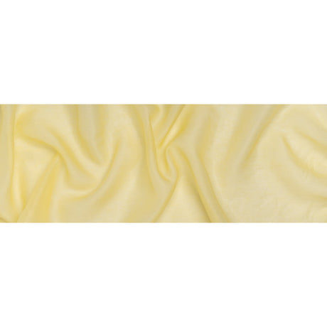 Linen and Silk Scrim - Light Lemon - Famous Australian Designer Deadstock