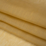 Linen and Silk Scrim - Gold - Famous Australian Designer Deadstock