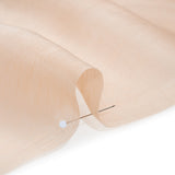 Linen and Silk Scrim - Light Peach - Famous Australian Designer Deadstock