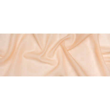 Linen and Silk Scrim - Light Peach - Famous Australian Designer Deadstock
