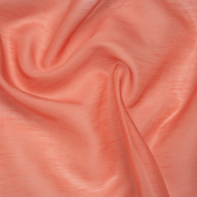 Linen and Silk Scrim - Guava Pink - Famous Australian Designer Deadstock