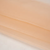 Silk Organza - Peach - Famous Australian Designer Deadstock