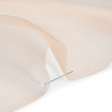 Silk Organza - Peach - Famous Australian Designer Deadstock