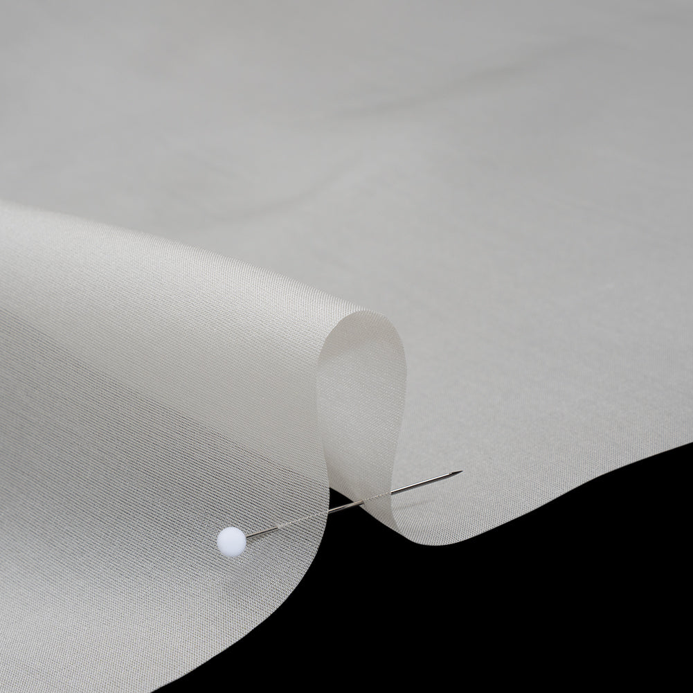 Heavy Silk Organza - Off White - Famous Australian Designer Deadstock