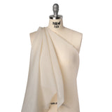 Heavy Silk Organza - Off White - Famous Australian Designer Deadstock