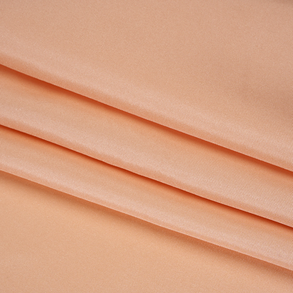 Silk Twill - Peach Pink - Famous Australian Designer Deadstock