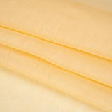 Linen and Silk Scrim - Popcorn Butter Yellow - Famous Australian Designer Deadstock