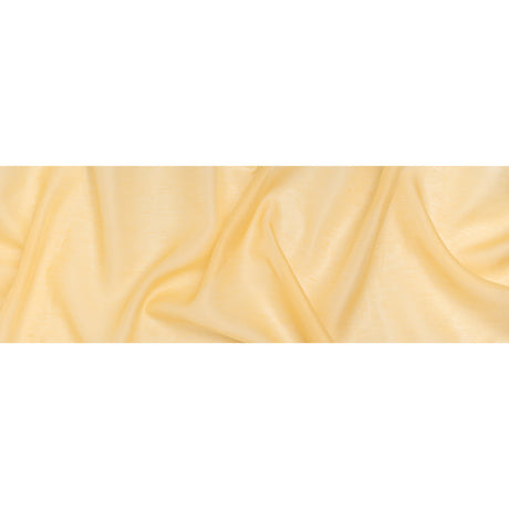 Linen and Silk Scrim - Popcorn Butter Yellow - Famous Australian Designer Deadstock