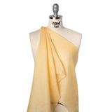Linen and Silk Scrim - Popcorn Butter Yellow - Famous Australian Designer Deadstock