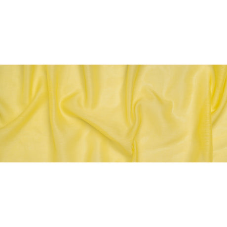 Linen and Silk Scrim - Bright Lemon - Famous Australian Designer Deadstock