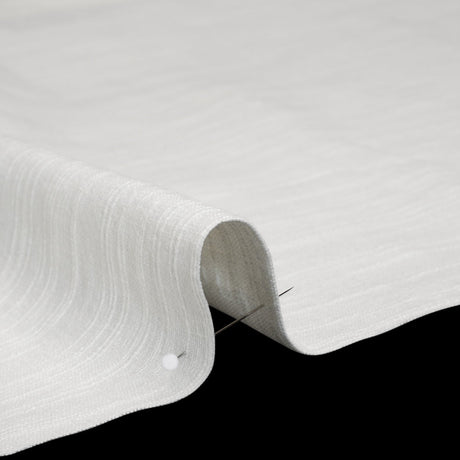 Slubbed Heavy Cotton and Linen Woven - Off White - Famous Australian Designer Deadstock